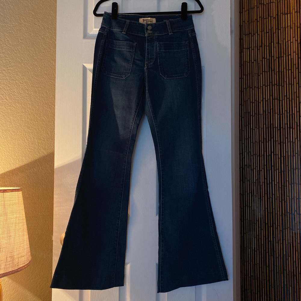 Anthropologie Holding Horses Bell Bottoms